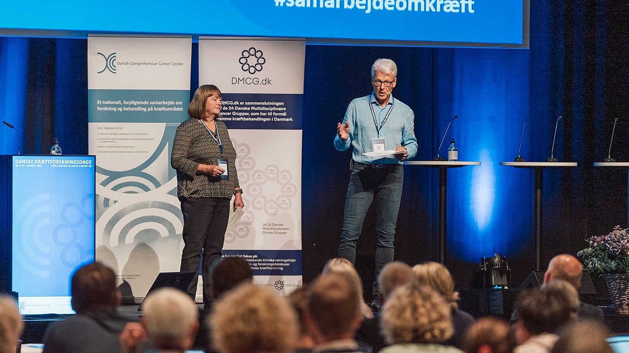 Danish Cancer Research Days 2023 stage and audience