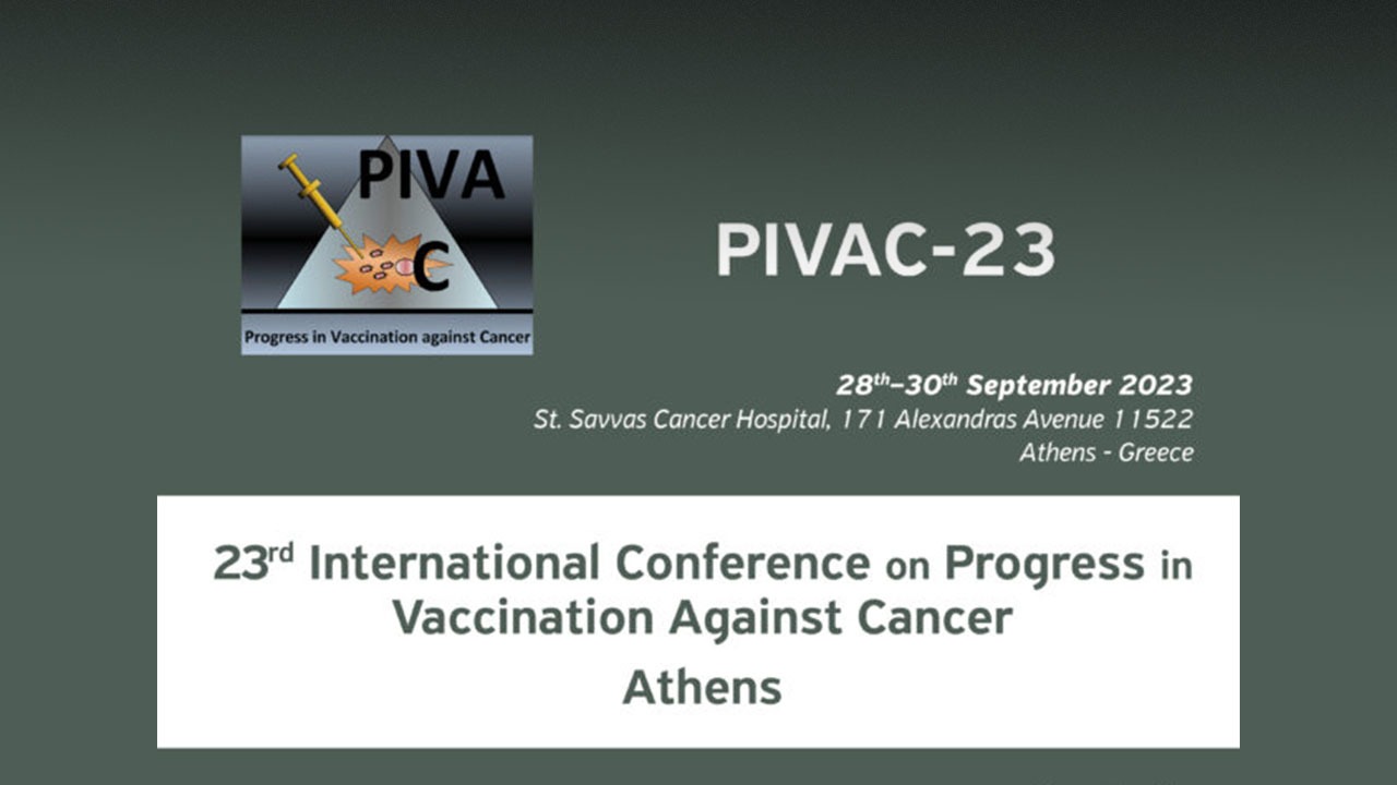 PIVAC 2023 23rd International Conference on Progress in Vaccination Against Cancer - Logo