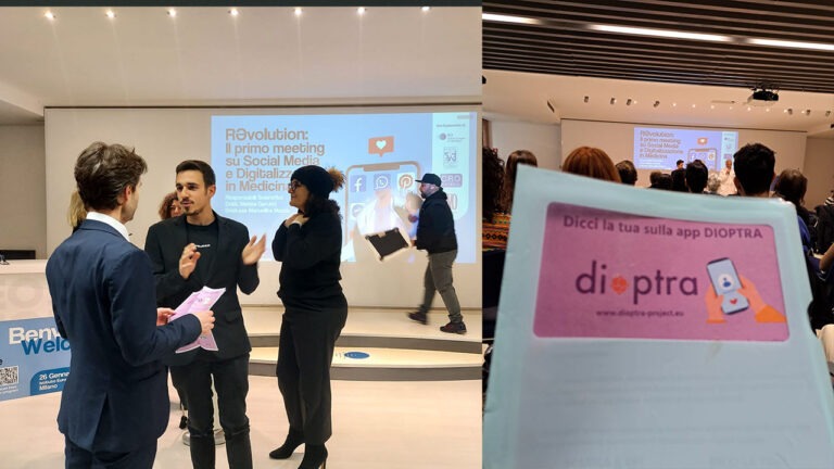 DIOPTRA partner I2Grow at RƏvolution: The first italian meeting on Social Media and Digitisation in Medicine held at Istituto Europeo di Oncologia (IEO) in Milan